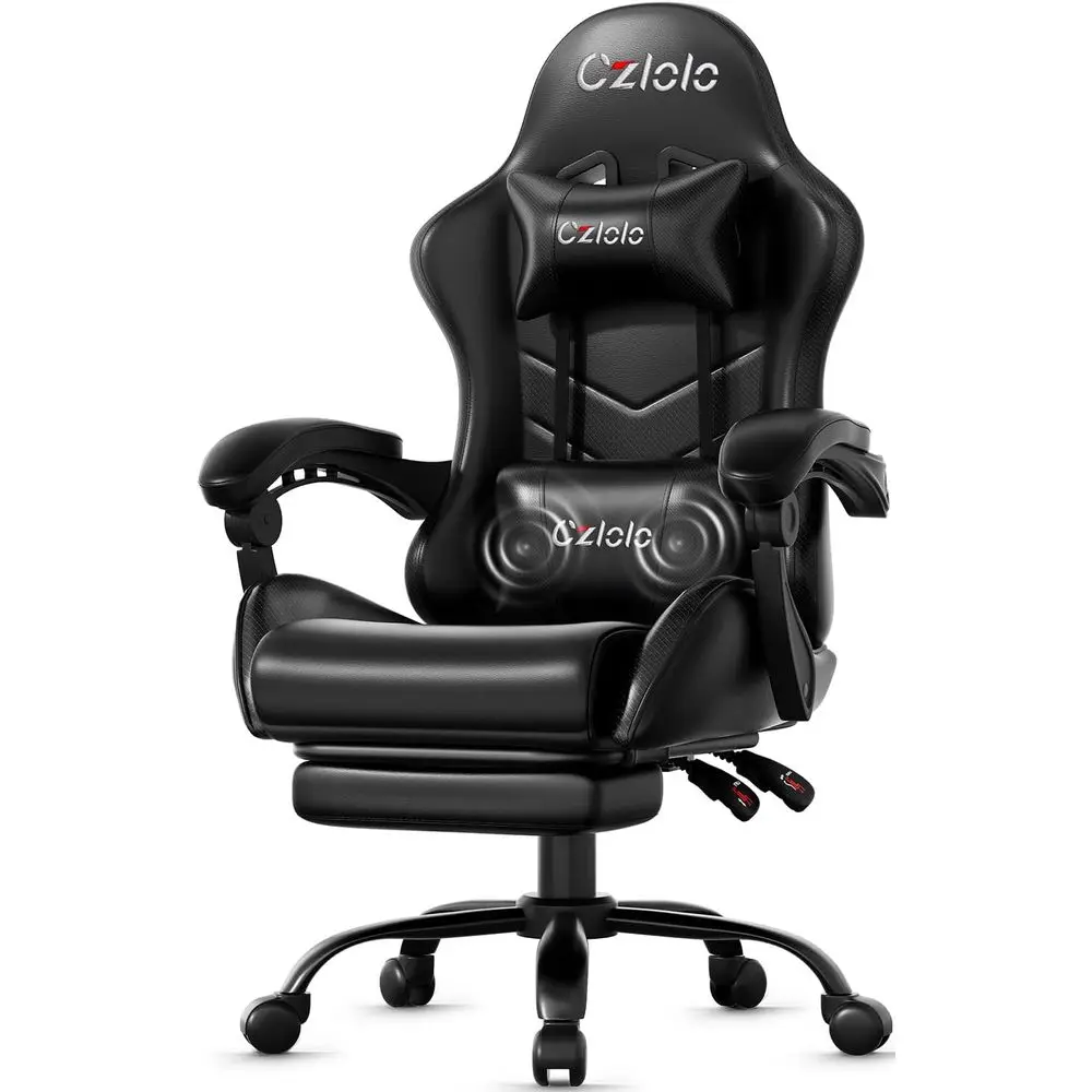 Gaming & Esports District - Ergonomic Gaming Chair with Footrest, Lumbar