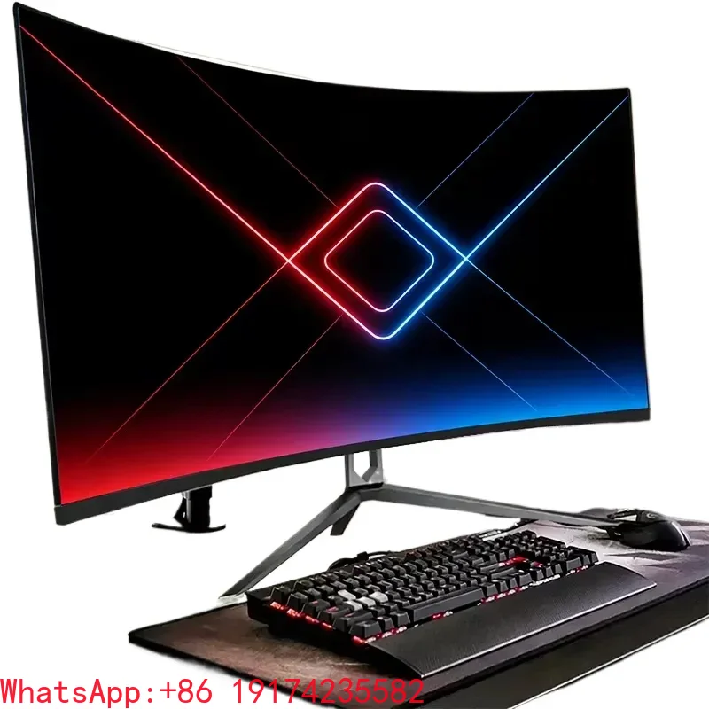 Gaming Monitor Curved - Curved 2K Gaming Monitor 144Hz 165Hz