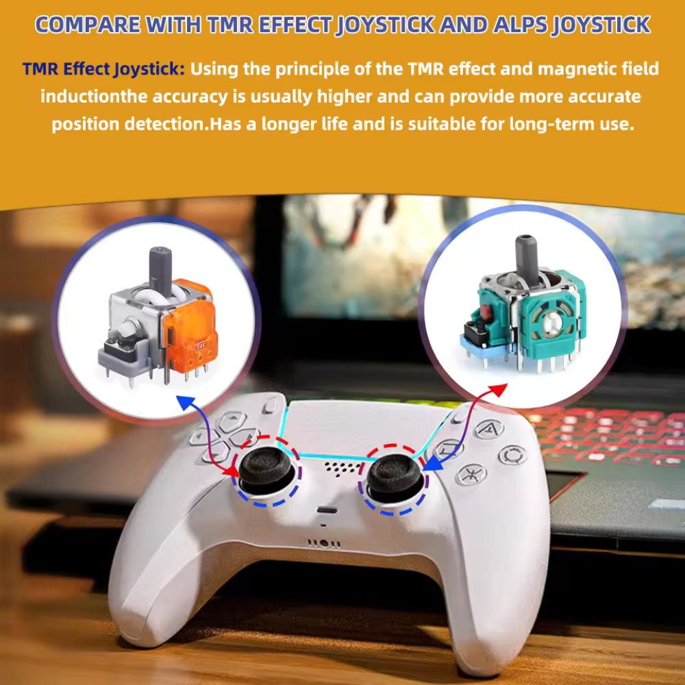 2-10Pcs Replacement TMR Effect - Esports Gaming Controller recension och pris