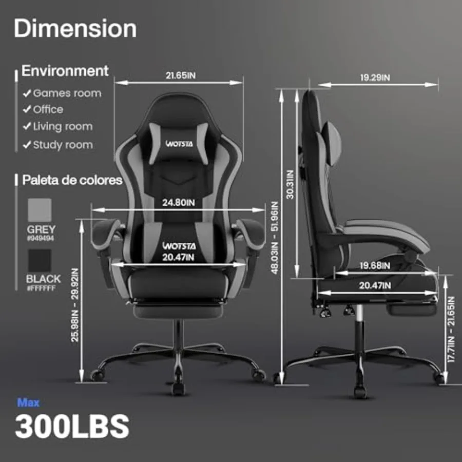 Ergonomic Gaming Office Chair  - Gaming & Esports District recension och pris