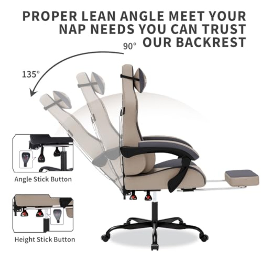 Gaming Chair with Massage, Erg - Gaming & Esports District recension och pris