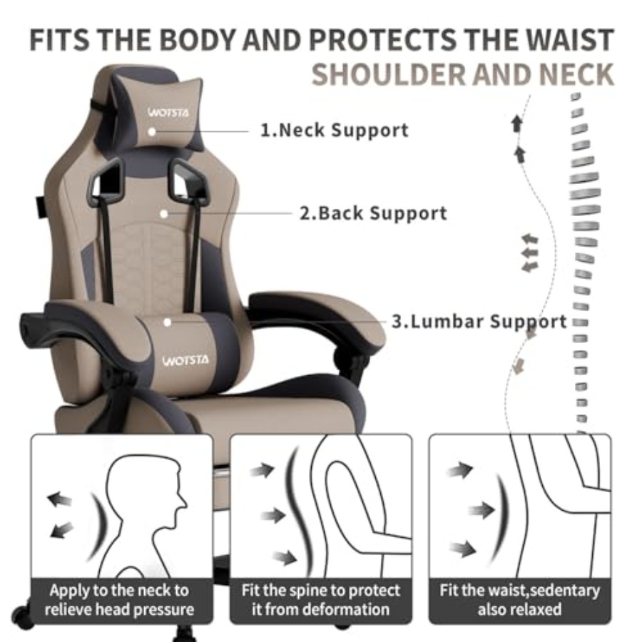 Gaming Chair with Massage, Erg - Gaming & Esports District recension och pris