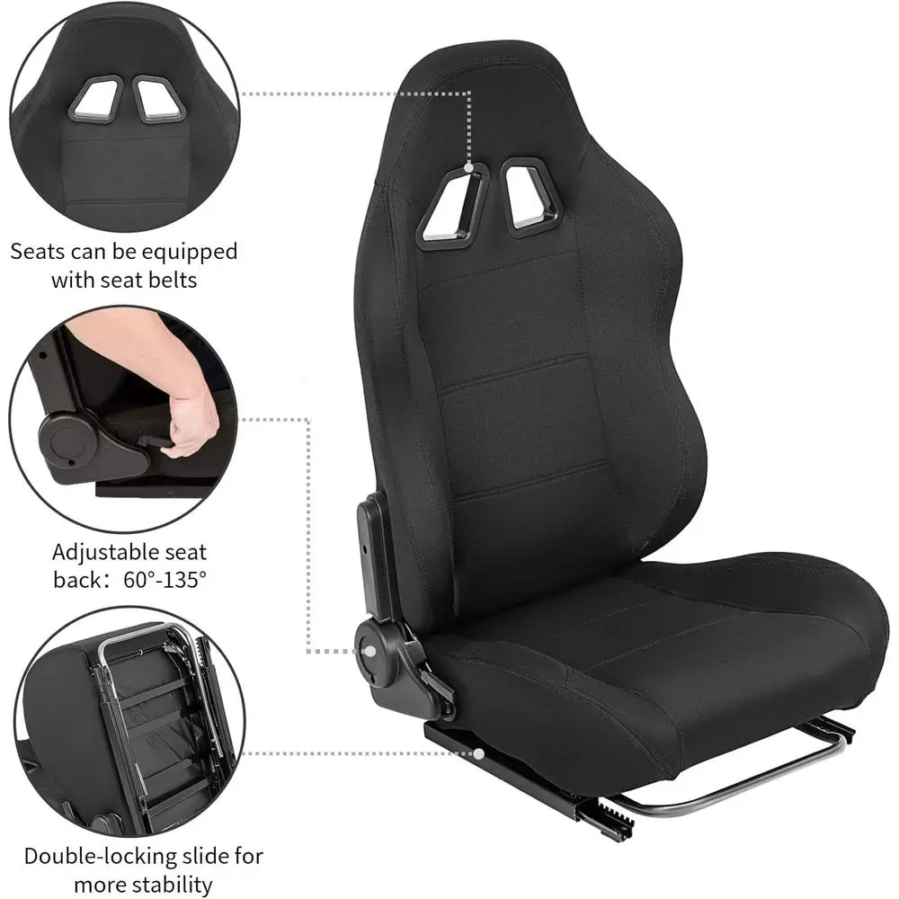 Adjustable Racing Seat for Sim - Gaming & Esports District recension och pris