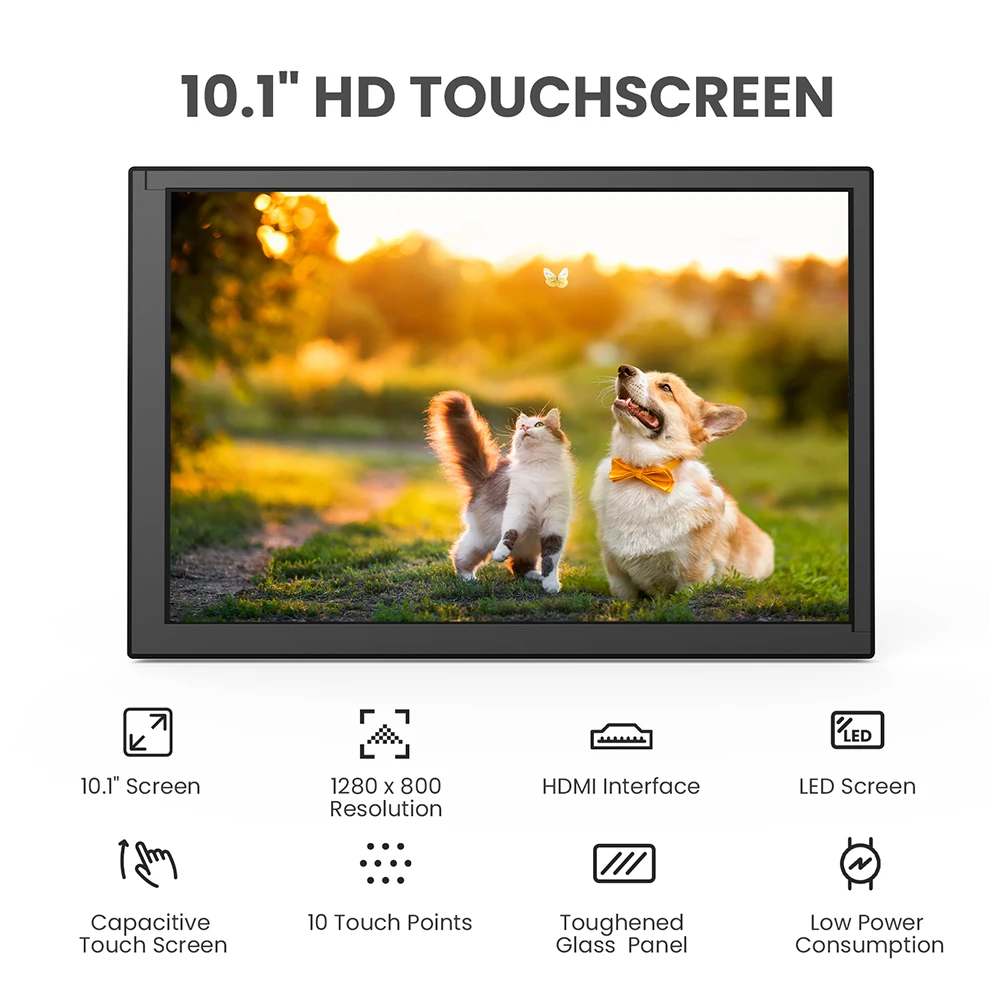 Portable HD 1280X800 Capacitiv - Gaming Monitor Curved recension och pris