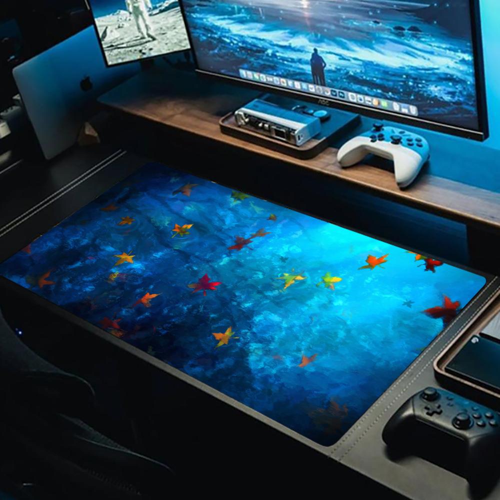 Blue Maple Leaf Mouse Pad Espo - Esports Gaming Laptop recension och pris