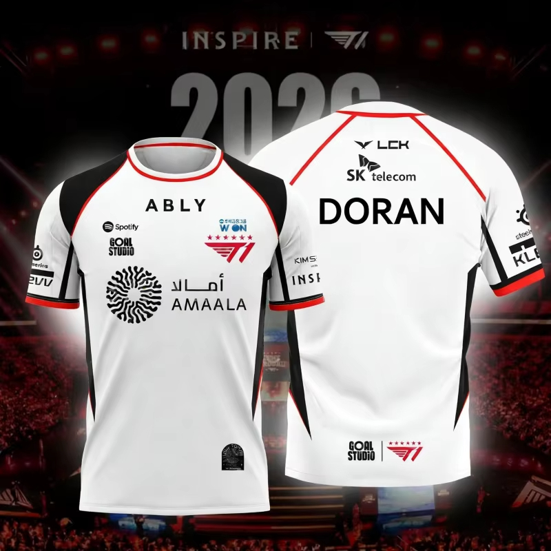 2026-2027  NEW T1 ESPORTS TEAM - Esports Gaming Sleeve recension och pris
