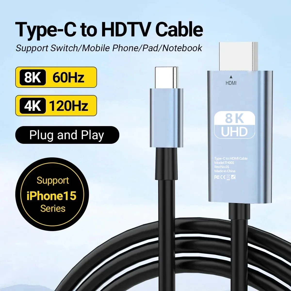 8K UHD Type-C to HDTV Cable wi - Esports Gaming Bundle recension och pris