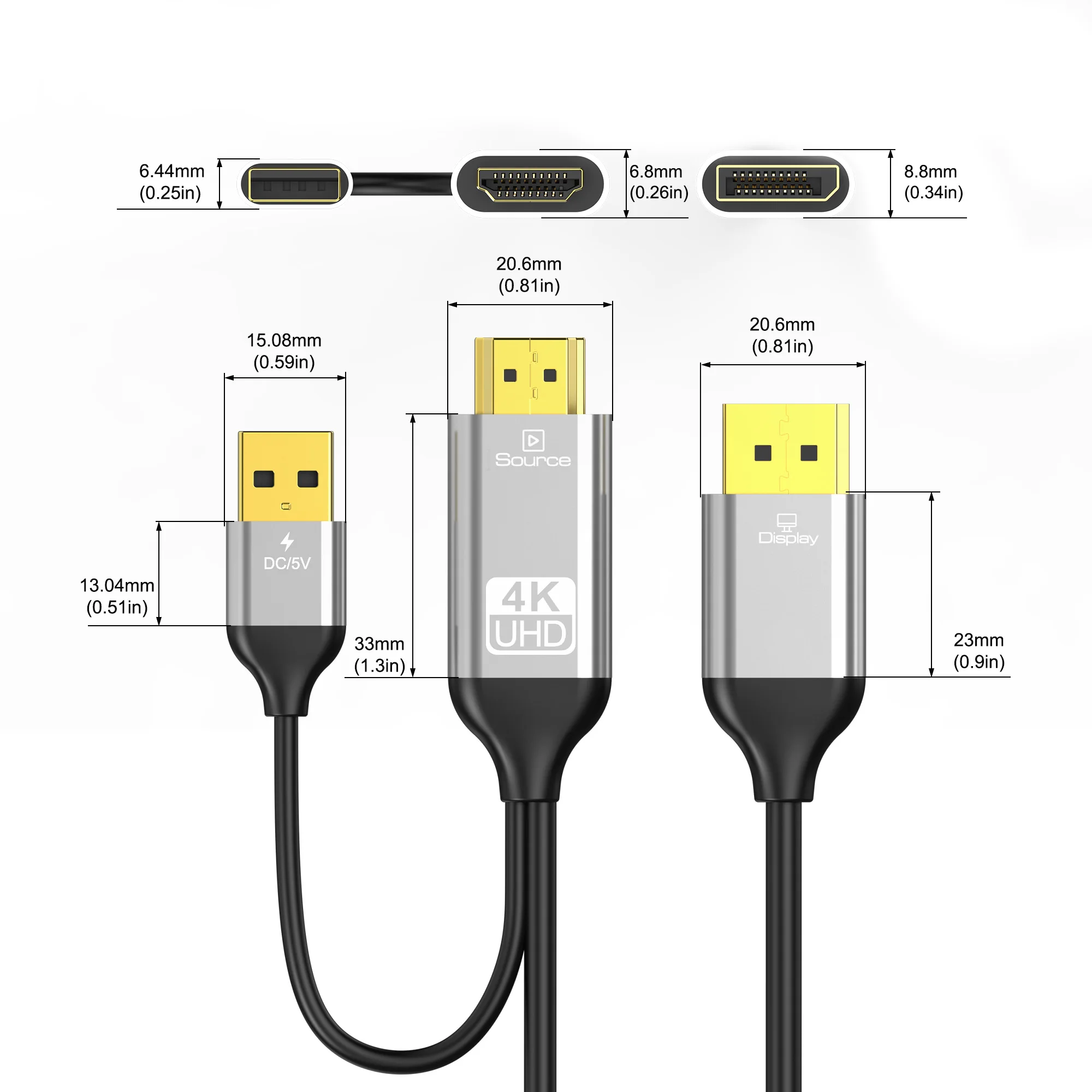 HDMI to DP Converter Cable wit - Esports Gaming Bundle recension och pris