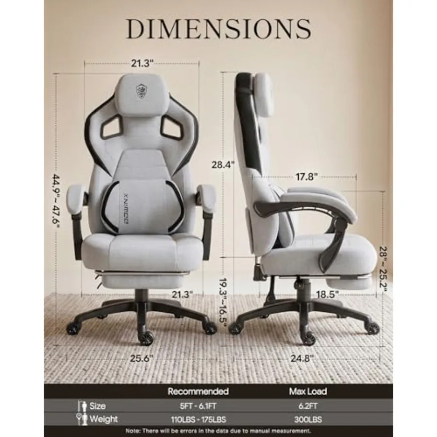 Big and Tall Gaming Chair with - Gaming & Esports District recension och pris