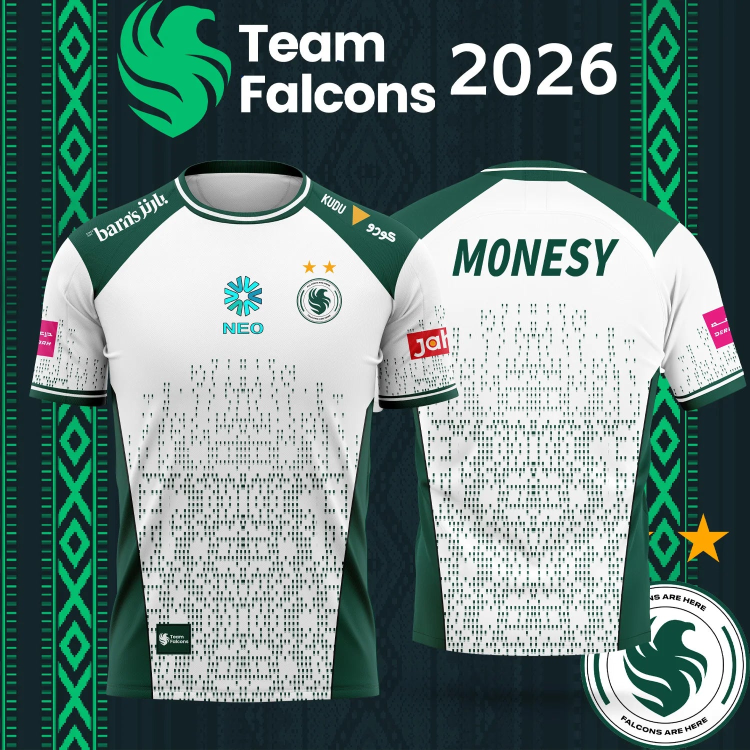 Family Matching 2026 Team Falc - Esports Gaming Sleeve recension och pris