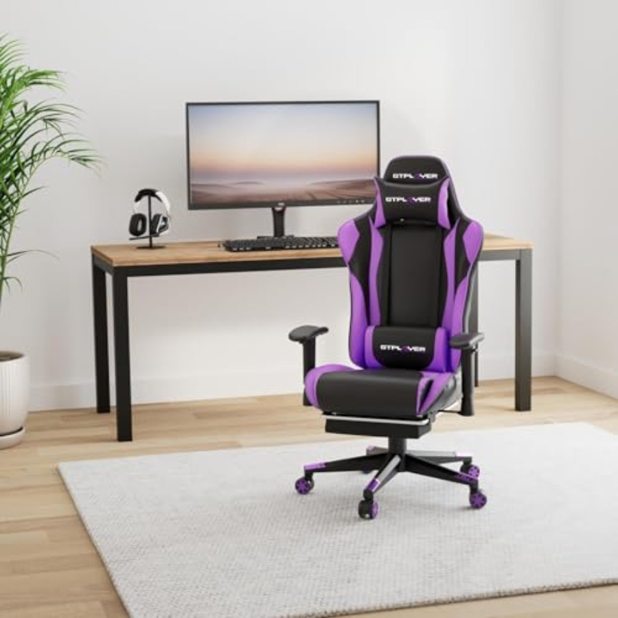 Gaming Chair with Footrest, Er - Gaming & Esports District recension och pris