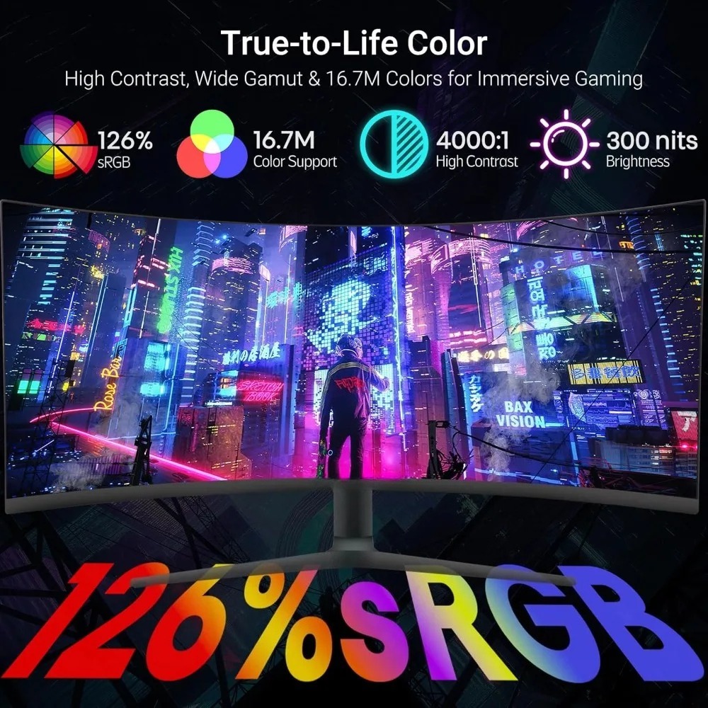 Garden 34 Inch Curved Gaming M - Gaming Monitor Curved recension och pris