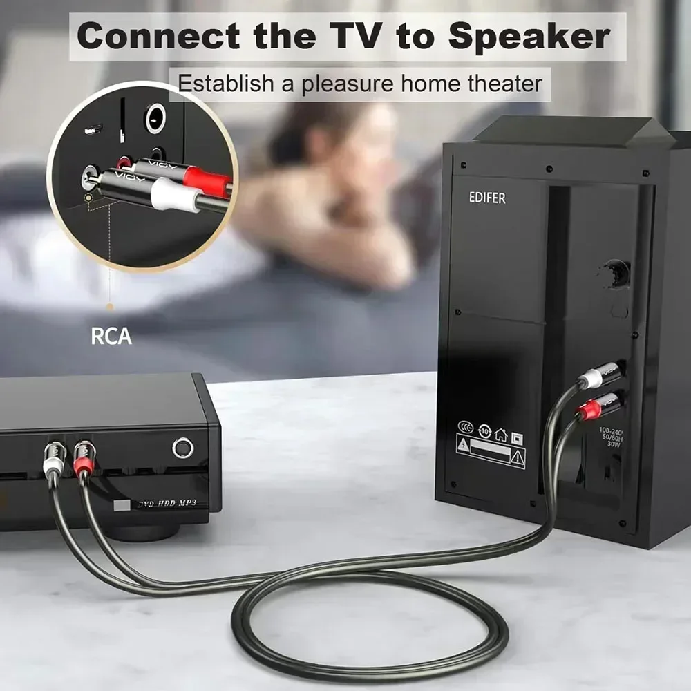 2RCA To 2RCA Cable 2-Male To 2 - Esports Gaming Bundle recension och pris
