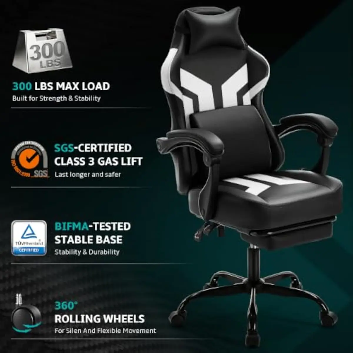 Ergonomic High-Back Gaming Cha - Gaming & Esports District recension och pris