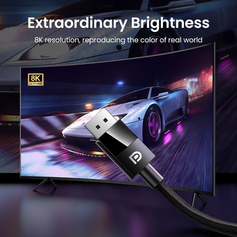 UGREEN DisplayPort Cable 8K DP - Esports Gaming Bundle recension och pris
