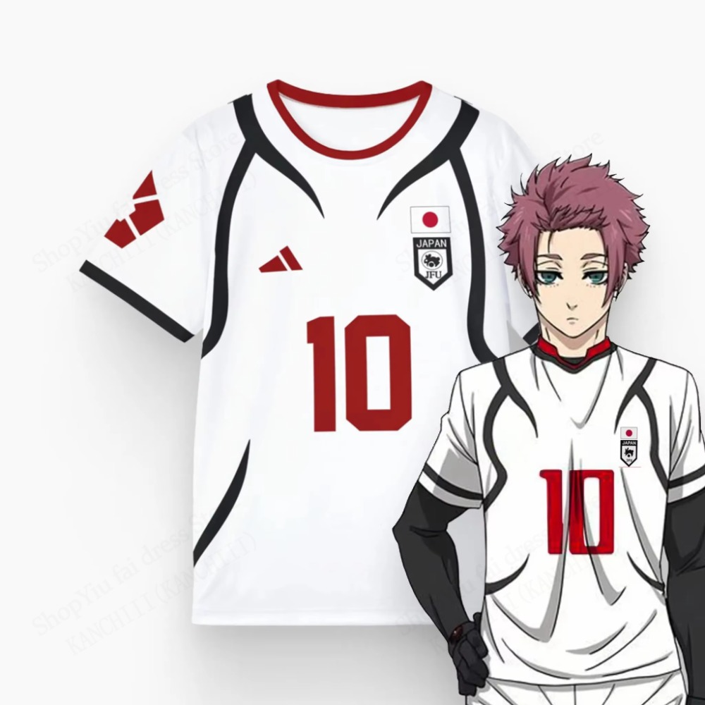 Mens Anime Jersey Blue Lock Sa - Esports Gaming Sleeve recension och pris