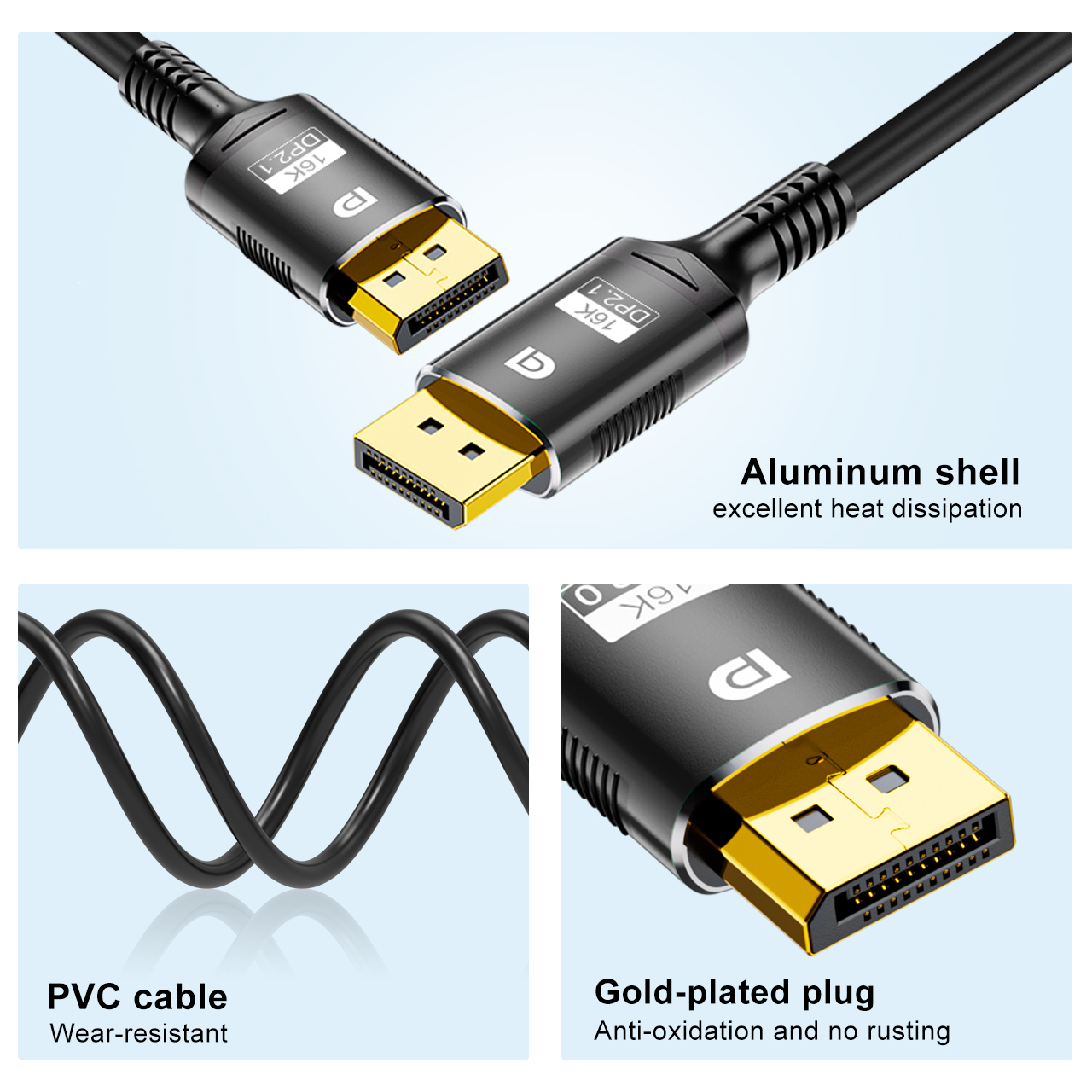 FDBRO Displayport 2.1 16K DP C - Esports Gaming Bundle recension och pris